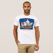 T-shirt "Poulet cordon bleu " (Devant entier)