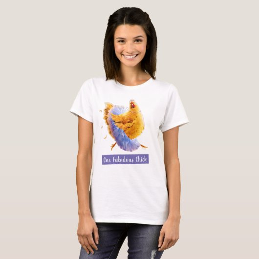 T-shirt Poulet dans un tutu (Devant entier)