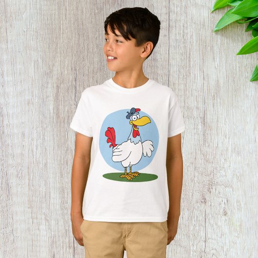 T-shirt Poulet de caricature