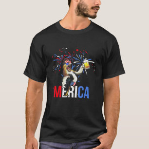 T-shirt Poulet de la fête de l'indépendance d'A-Merica Biè