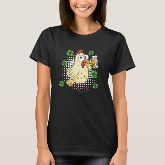 T-shirt Poulet de la Saint-Patrick 1 (Devant)
