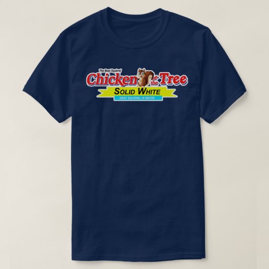 T-shirt Poulet de l'arbre Thon Écureuil Spoof (Design devant)