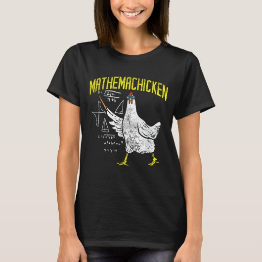 T-shirt Poulet de maths Nerd de maths Prof de maths Poulet (Devant)