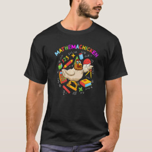 T-shirt poulet de maths professeur Math poulet