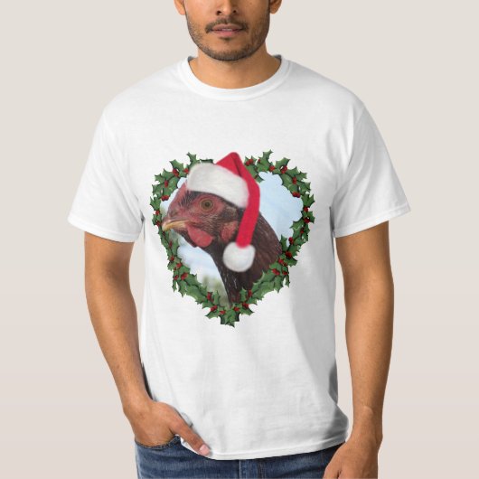 T-shirt Poulet de Noël * Rhode Island Red (Devant)