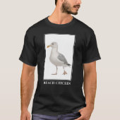 T-shirt Poulet de Plage - Humour de goéland de Mouette de (Devant)