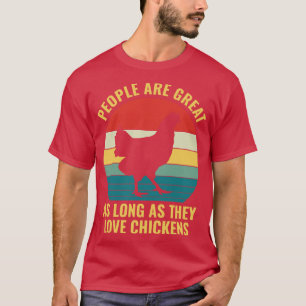 T-shirt Poulet de poulet fermier Drôle Amour Poulets