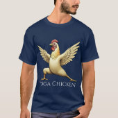 T-shirt Poulet de Yoga (Devant)