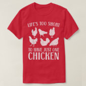 T-shirt Poulet d'élevage Poulet de poulets Whisper ferme V (Design devant)