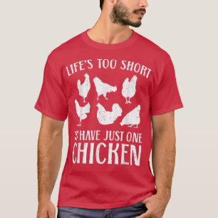 T-shirt Poulet d'élevage Poulet de poulets Whisper ferme V