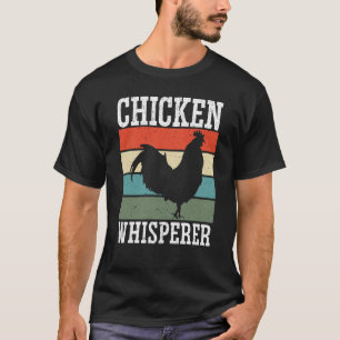 T-shirt Poulet d'élevage Poulet de poulets Whisper ferme V