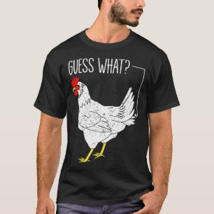 T-shirt Poulet devine quoi blague poulets