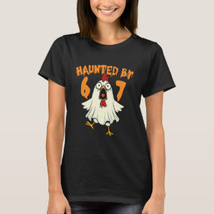 T-shirt Poulet d'Halloween Boo Fantôme Six Sept Mème Ensor
