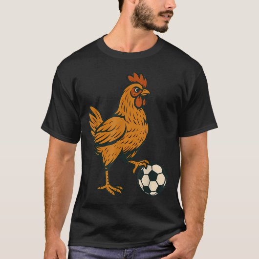 T-shirt Poulet Drôle (Devant)