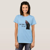 T-shirt Poulet drôle d'attitude - vous talkin à moi ? (Devant entier)
