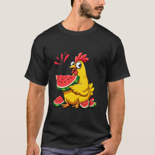 T-shirt Poulet Drôle Pastèque Fruit Cool pastèque hommes
