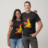 T-shirt Poulet Drôle Pastèque Fruit Cool pastèque hommes (Unisexe)