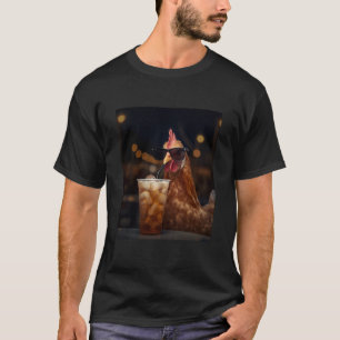 T-shirt Poulet Drôle Poulet Cool Avec Un Cadeau De Ferme D