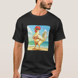 T-shirt Poulet en costume de maillot de bain Bikini pour g