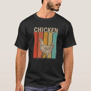 T-shirt Poulet en Détresse Hommes Femmes Enfant Poulet Mi