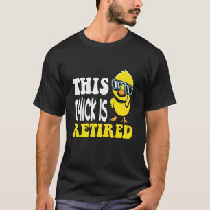 T-shirt Poulet est à la retraite Drôle Mignon Fête de retr