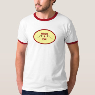 T-shirt Poulet et piscine