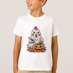 T-shirt Poulet fantôme d'Halloween #9 Art numérique