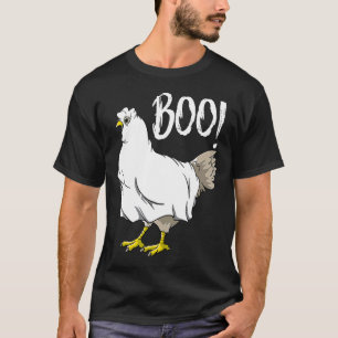 T-shirt Poulet Fantôme Poulet Fermier Halloween