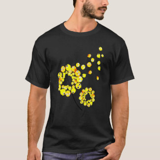 T-shirt Poulet Fleur de Pissenlit - Arbre de Poulet Floral