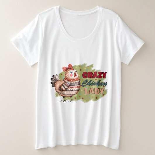 T-shirt poulet fou (Design devant)