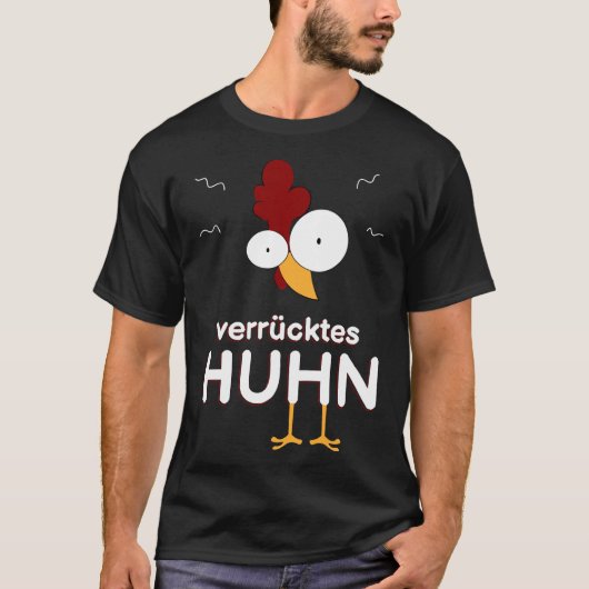 T-shirt Poulet fou 58 (Devant)
