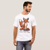T-shirt poulet frit du Sud (Devant entier)