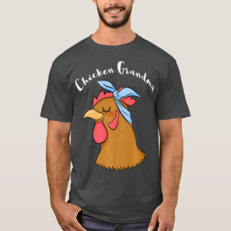 T-shirt Poulet Grandma Funny Crazy Hen Lady Farm (2)
