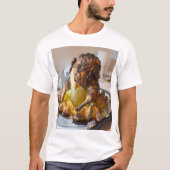 T-shirt poulet grillé (Devant)