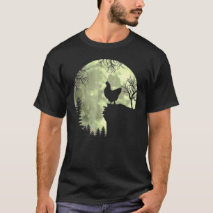 T-shirt Poulet Halloween Nuit Vintage Forest Hill