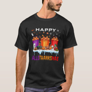 T-shirt Poulet Happy Hallothanksmas Halloween Tha