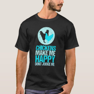T-shirt Poulet Happy Hen Fermier Animaux