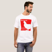 T-shirt poulet iTortured (Devant entier)