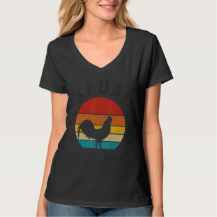 T-shirt Poulet Kauai Hawaii Vintage Îles Hawaïennes Souven