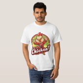T-shirt Poulet Kung Fu ! ! Kung Fu Pose (Devant entier)