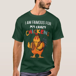 T-shirt Poulet La Drogue de la Porte à l'agriculture Drôle