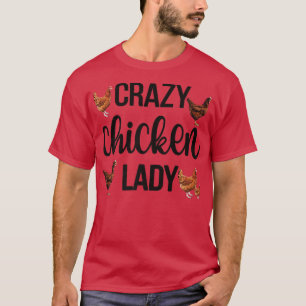 T-shirt Poulet Lady Poulet Maman Poulet Poulet Agritateur