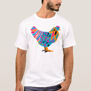 T-shirt Poulet lumineux génial