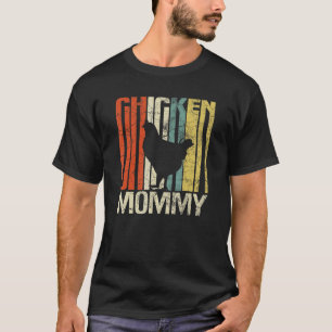 T-shirt Poulet maman poulet de fermier grunge rétro