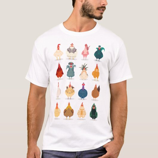 T-shirt Poulet mou (Devant)