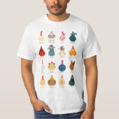 T-shirt Poulet mou (Devant)