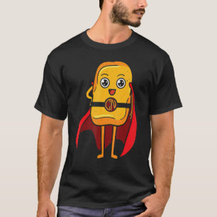 T-shirt Poulet Nugget I Love Frit Poulet Nugget Fast Fo