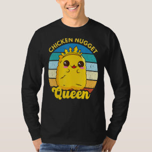 T-shirt Poulet Nugget Queen Nug Life Drôle Poulet Nugget