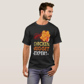 T-shirt Poulet Nuggets Expert Restauration Rapide Poulet N (Devant entier)