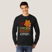 T-shirt Poulet Nuggets Expert Restauration Rapide Poulet N (Devant entier)
